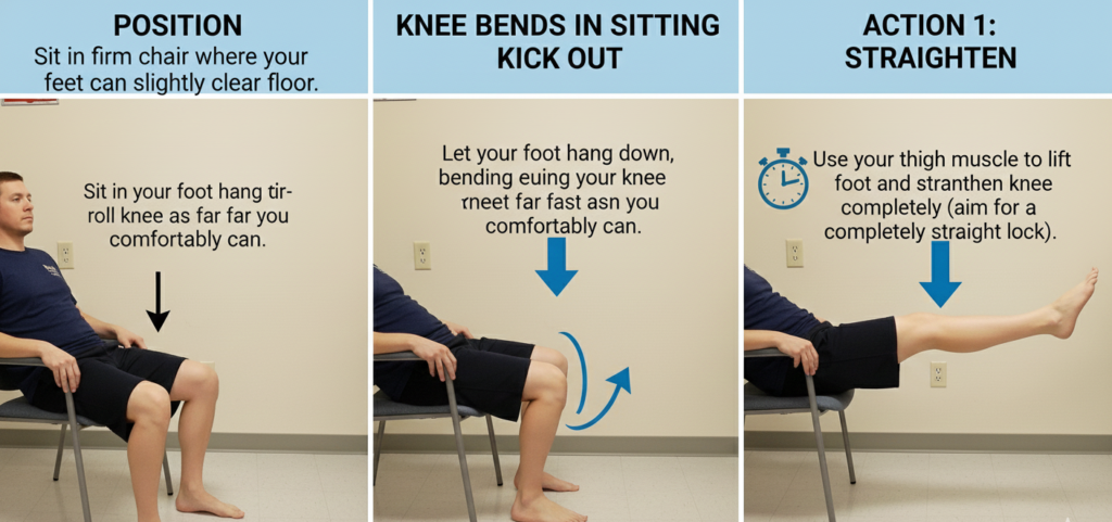Seated Knee Range of Motion